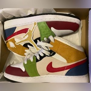 kids Nike Air Jordan 1 mid (multi color)